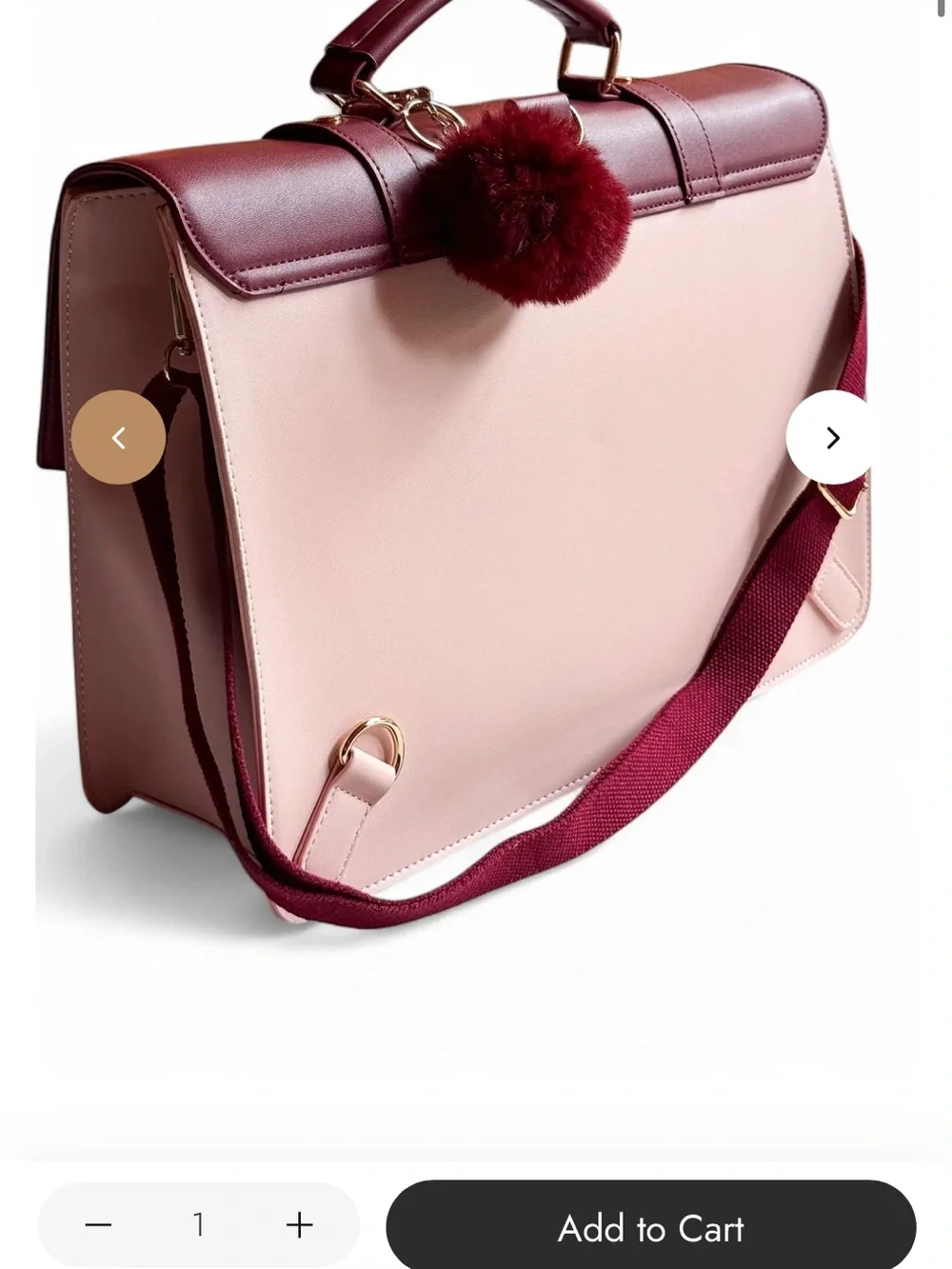 Nwt academia Luxe laptop bag
